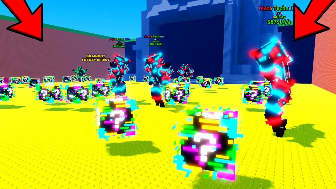I GOT 10 INFINITY LUCKY BLOCKS on a NEW ACCOUNT in ESCAPE TSUNAMI for Brainrots - Roblox