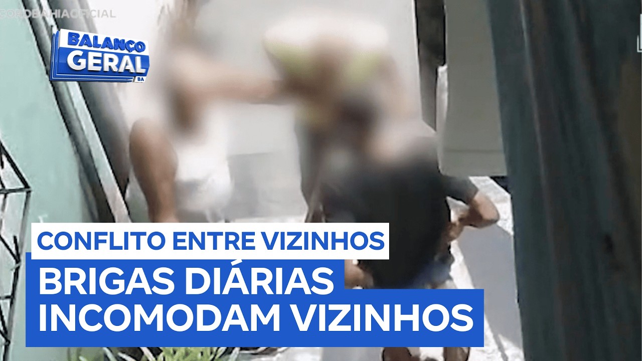 Dois vizinhos não se entendem e discussão quase diária perturba moradores