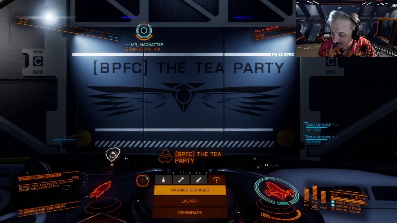 Elite dangerous LiveStream Gameplay: Delivering the New Mining Ship to deep space part 6.