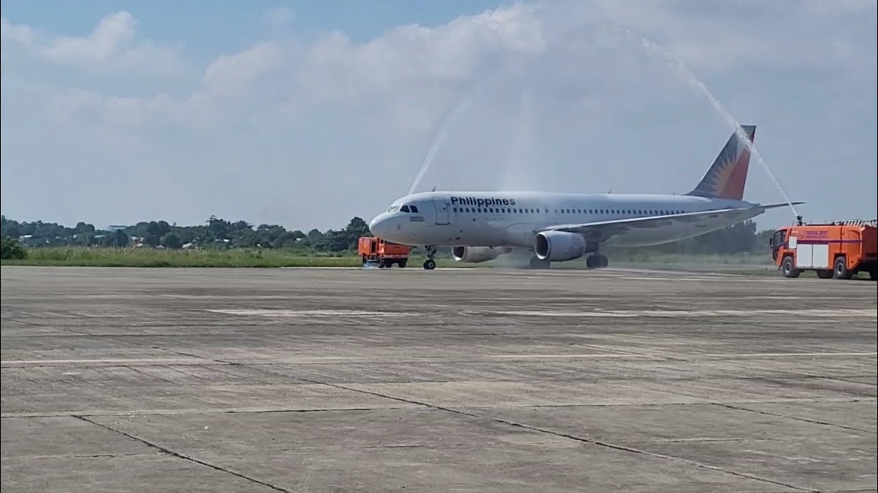 !!Philippines airlines Grand welcome to Tuguegarao Airport !! Tuguegarao to Manila daily flights!!