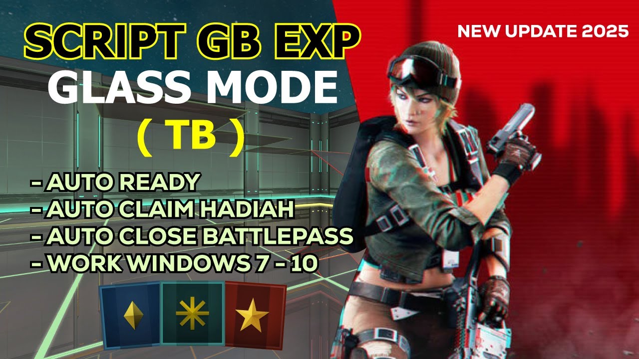 [TERBARU] SCRIPT GB EXP GLASS MODE 2025 ( TB ) !!! AUTO CLAIM BATTLE PASS!! Point Blank Indonesia