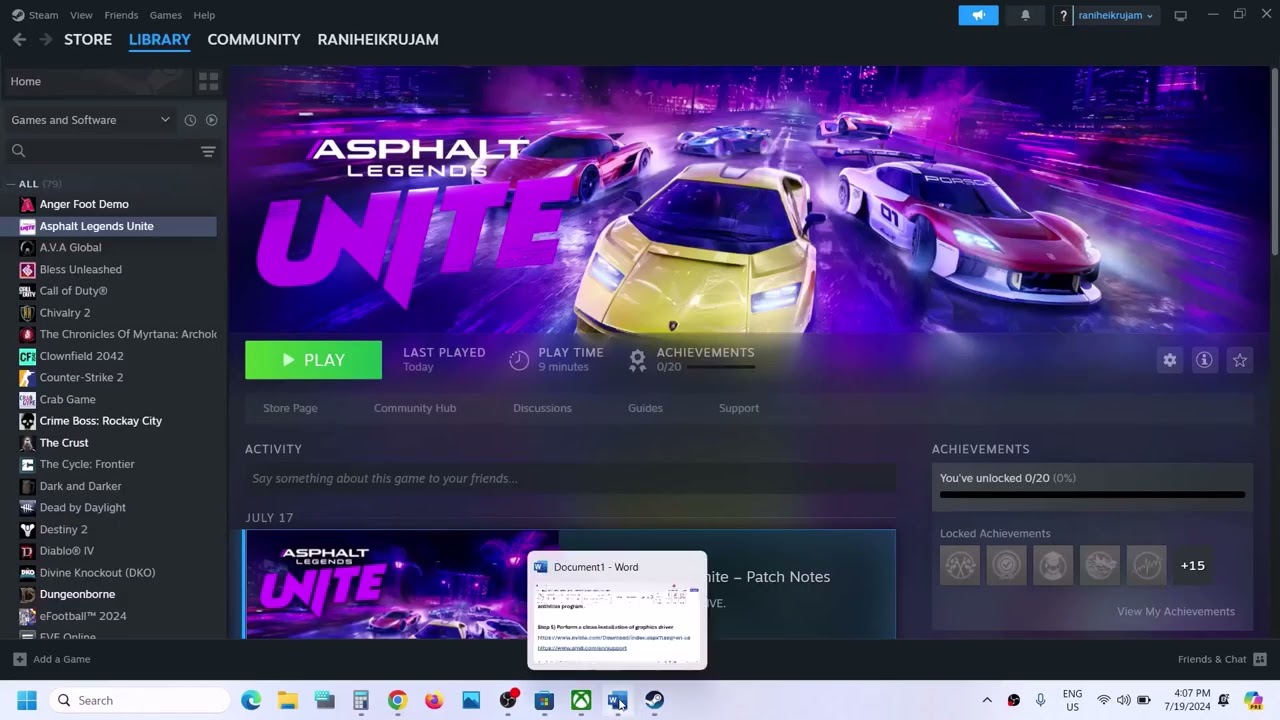 Как исправить проблему с загрузкой/зависанием на экране загрузки в Asphalt Legends UNITE на ПК