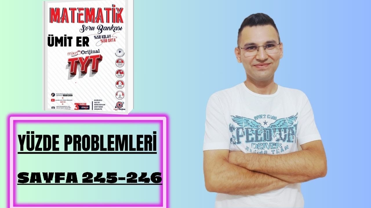 MİKRO TYT SORU BANKASI  |YÜZDE PROBLEMLERİ|  SAYFA 245-246    | @umiter55  #yks2024 #kamp