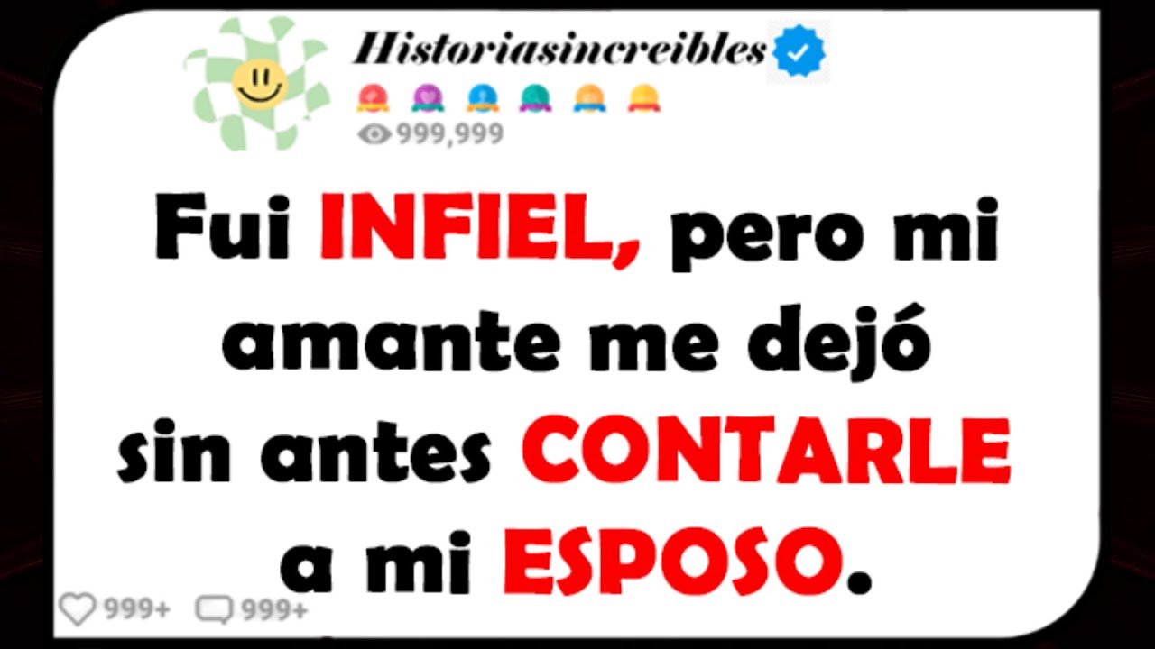 Fui INFIEL, pero mi amante me dejó sin antes CONTARLE a mi ESPOSO.
