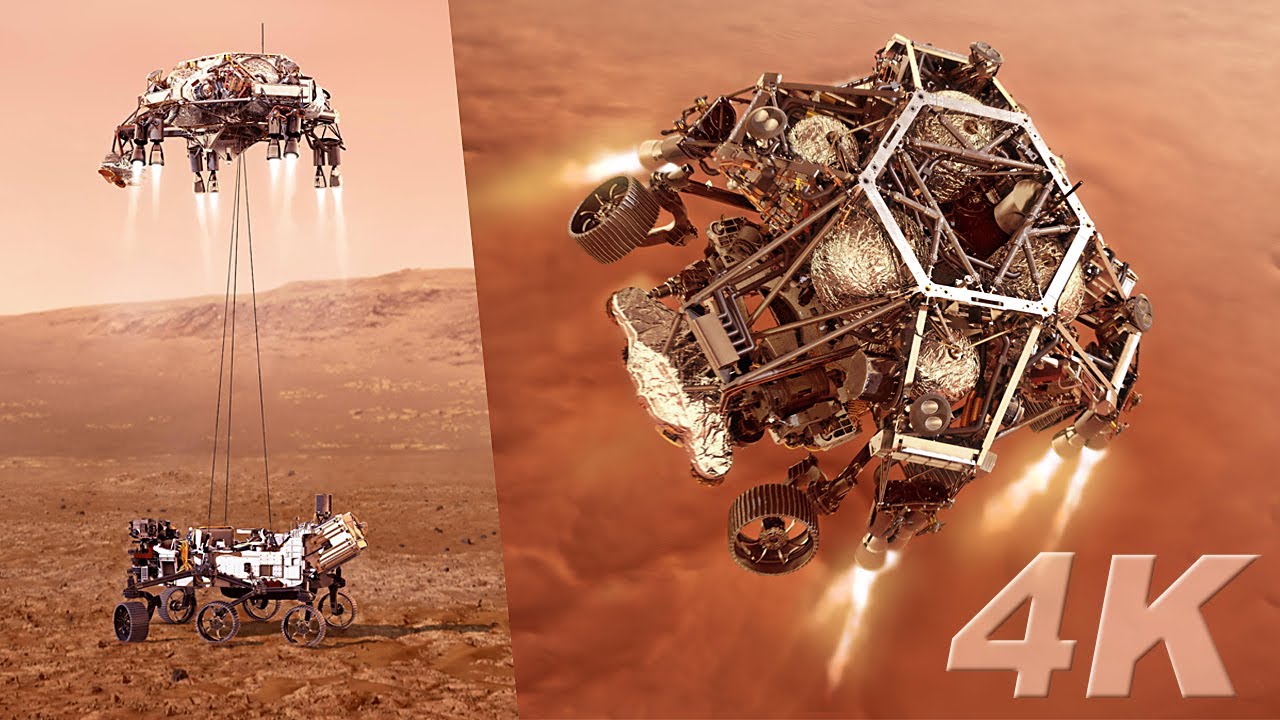 Mars 2020: The 7 minutes of terror of Perseverance 4K