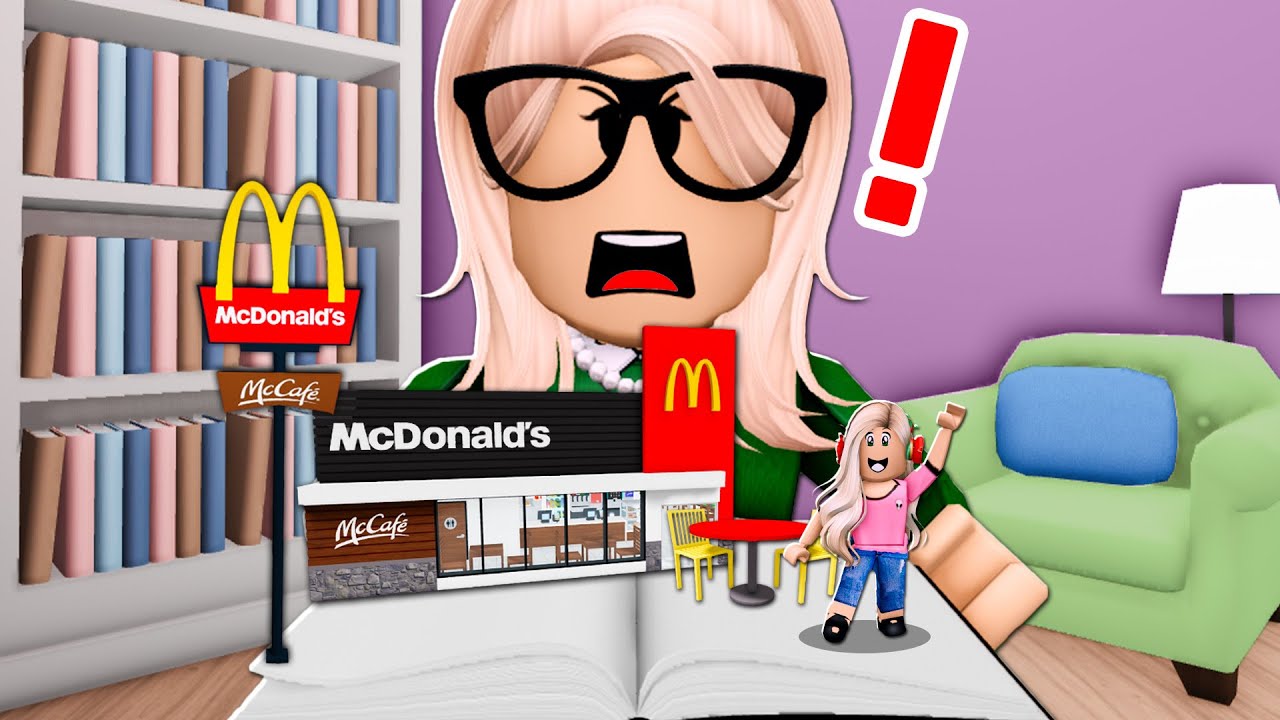 I Built A TINY MCDONALDS To Hide From My STRICT MOM! *FULL MOVIE*