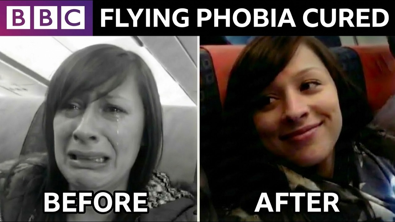 Flying Phobia Cured on BBC TV | Full Skies Above Britain Clip