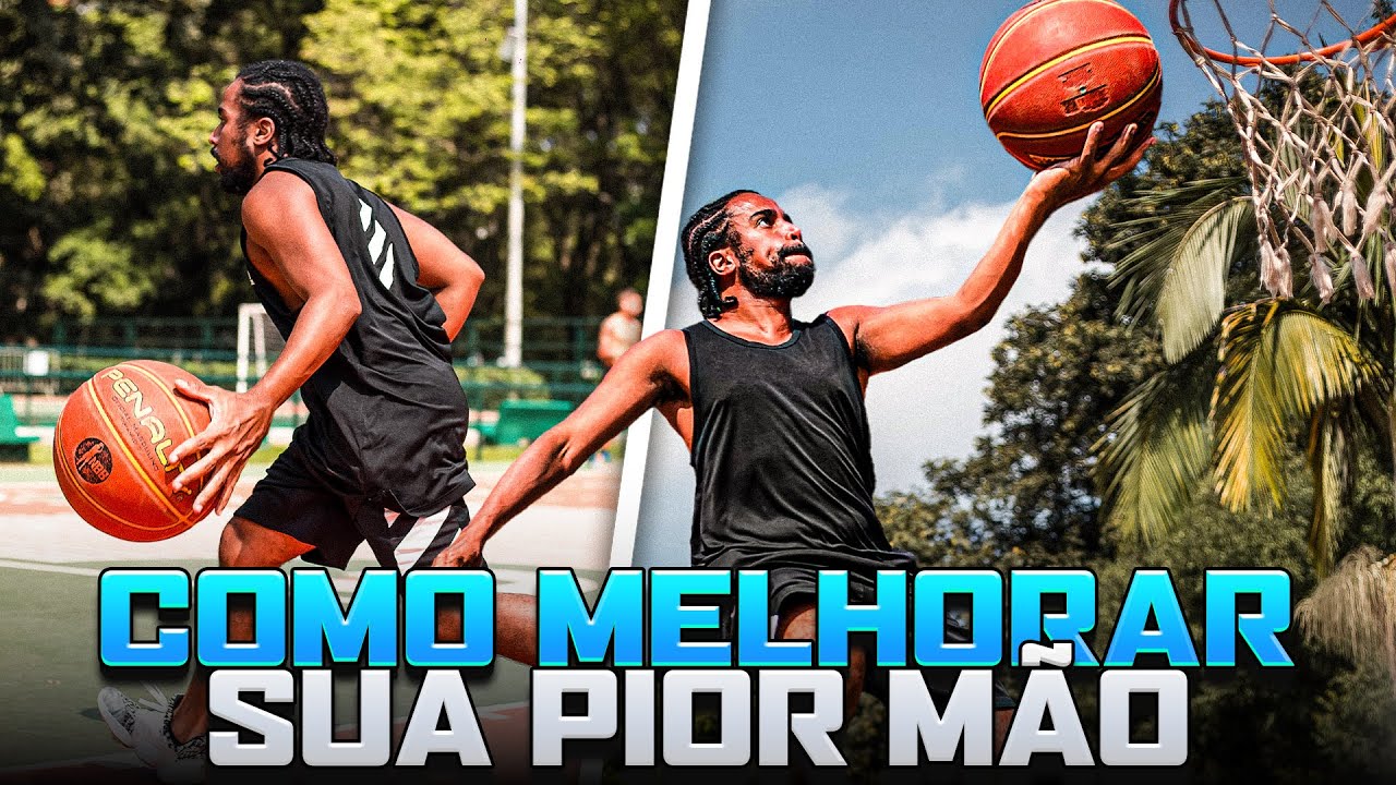 4 EXERCÍCIOS PARA MELHORAR SUA MÃO ESQUERDA NO BASQUETE - TUTORIAL DE BASQUETE