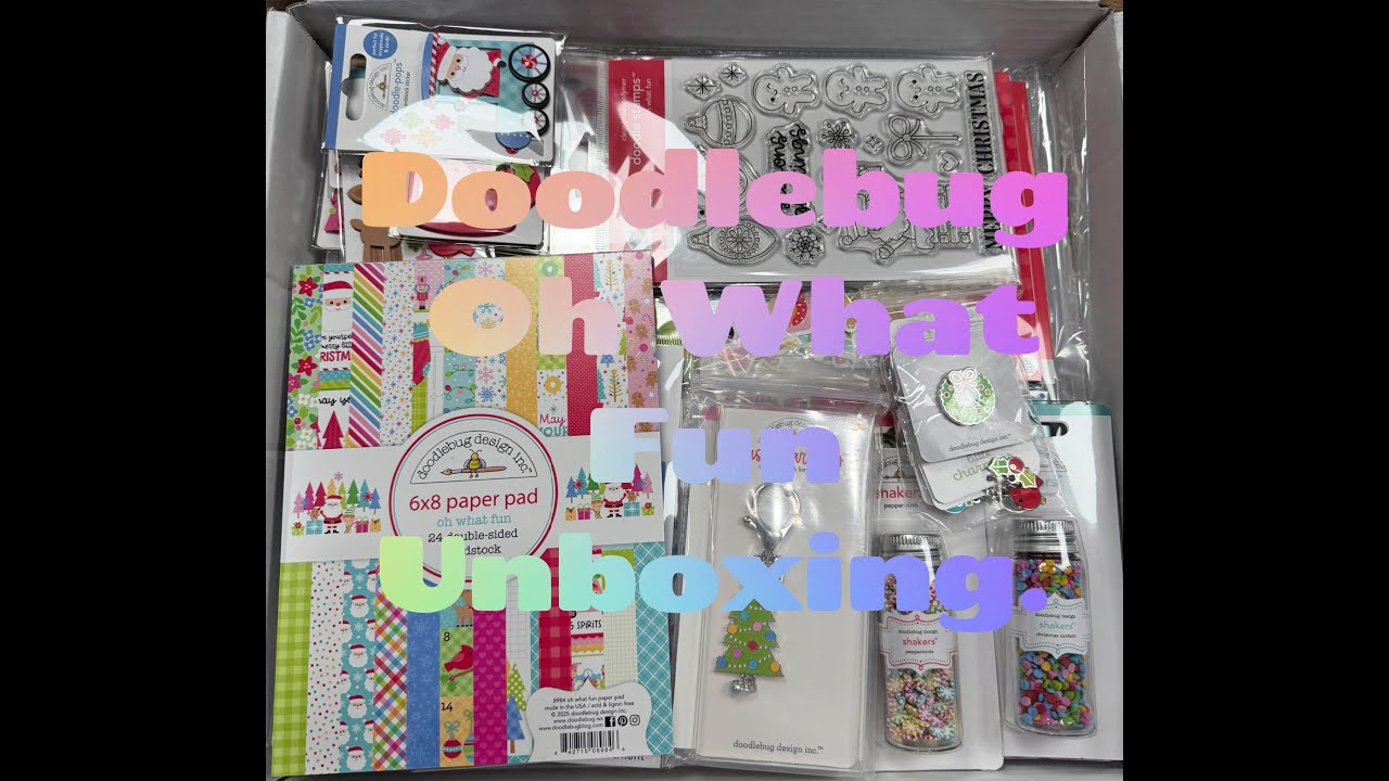 Команда дизайнеров Doodlebug О, как весело распаковывать посылки! И как сортировать и управлять в...