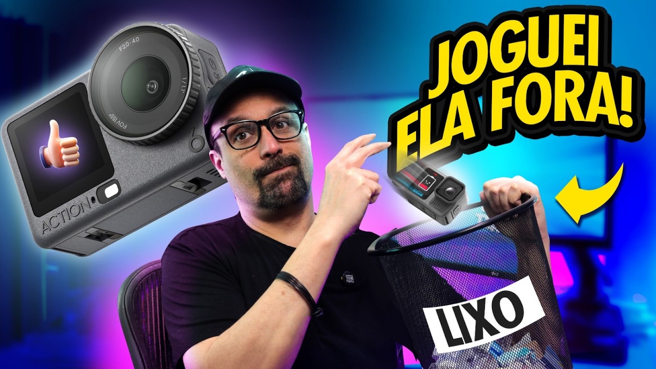 DJI Osmo Action 6 Unboxing e Primeiras Impressões | Por que troquei a GoPro?