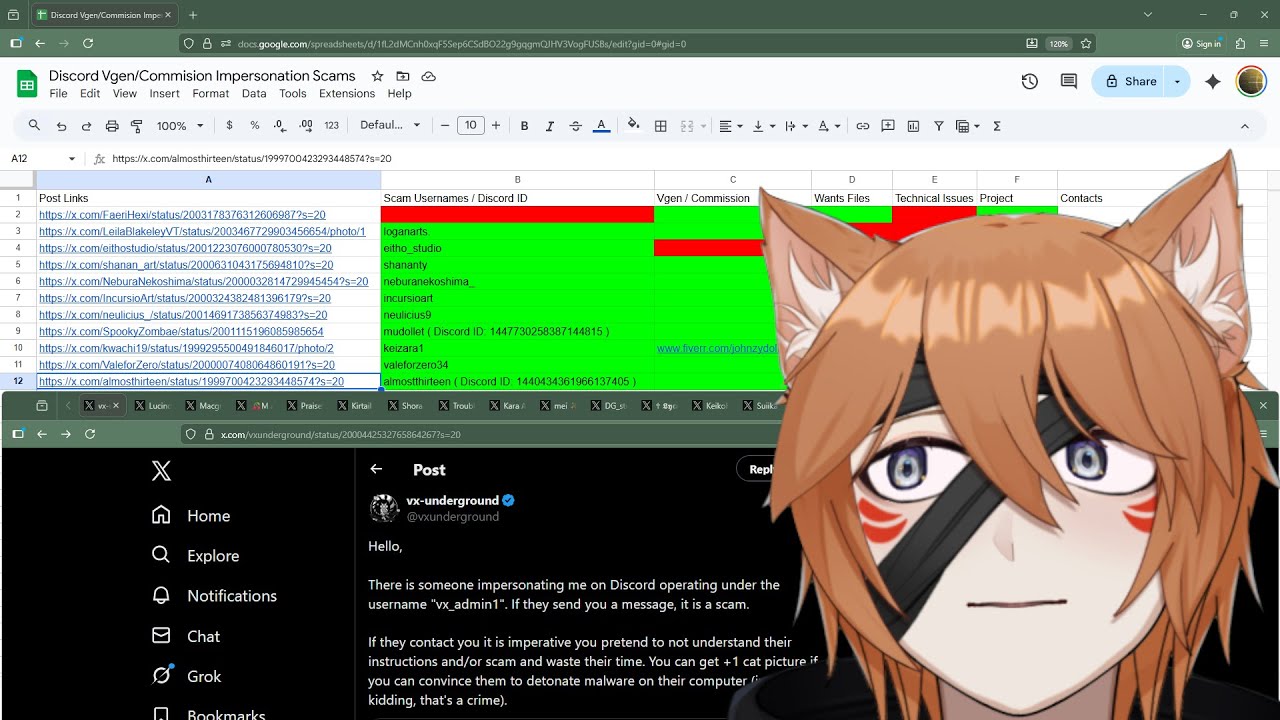 Vgen / Discord Scam Commission Information!!