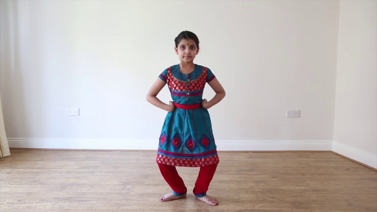 Tattu Adavu / Tattadavu  - Tayya Tai : 1-8 | Bharatanatyam adavu | first steps Indian dance