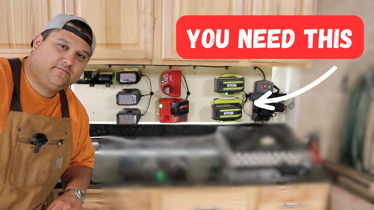 I Built the Ultimate Battery Charging Wall