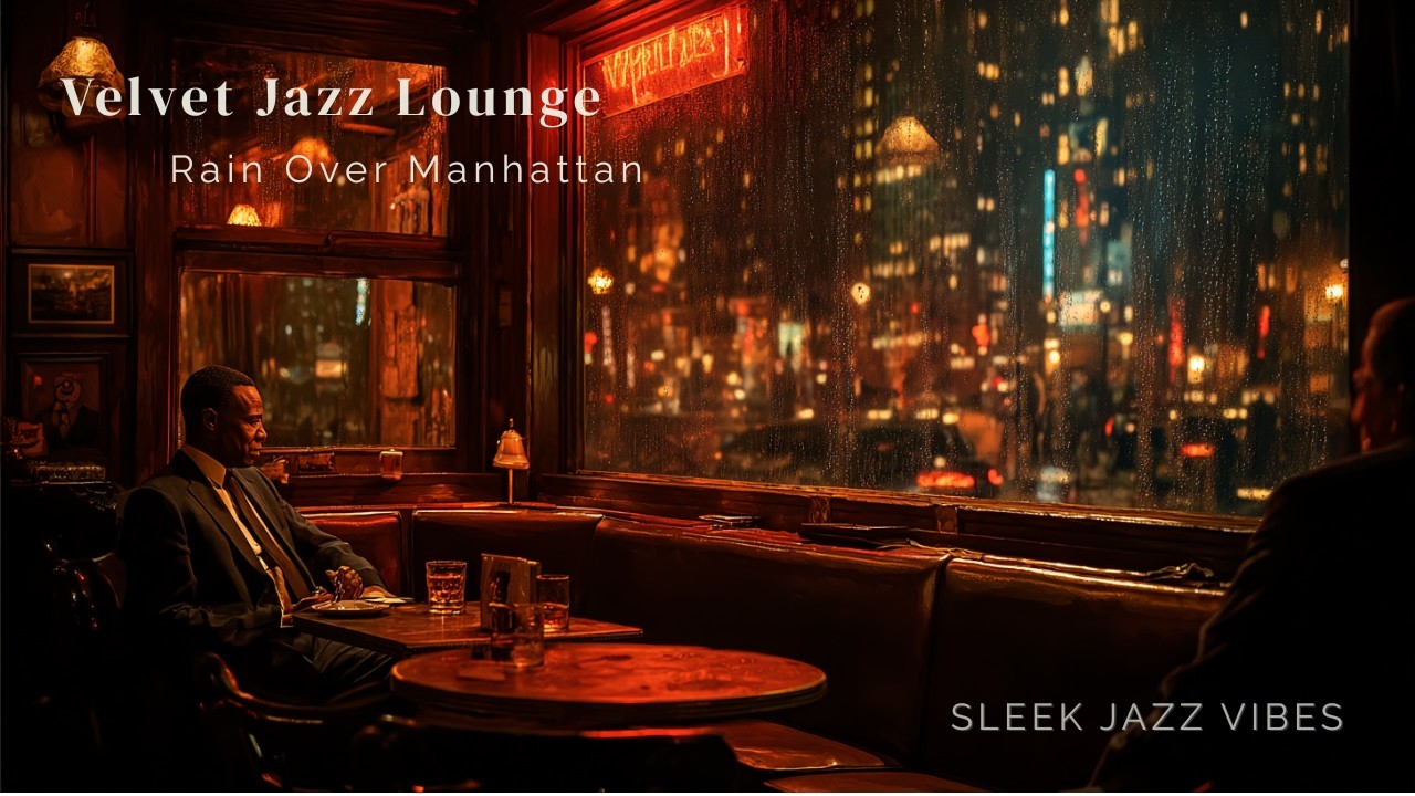 A janela guarda nossos segredos | Jazz de veludo sob a chuva sobre Manhattan