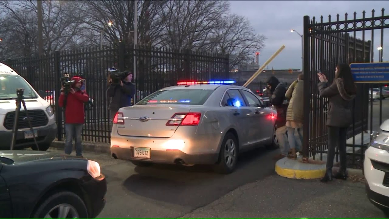Lawyer who has represented Foits Dulos Kent Mawhinney, arrives at Troop G