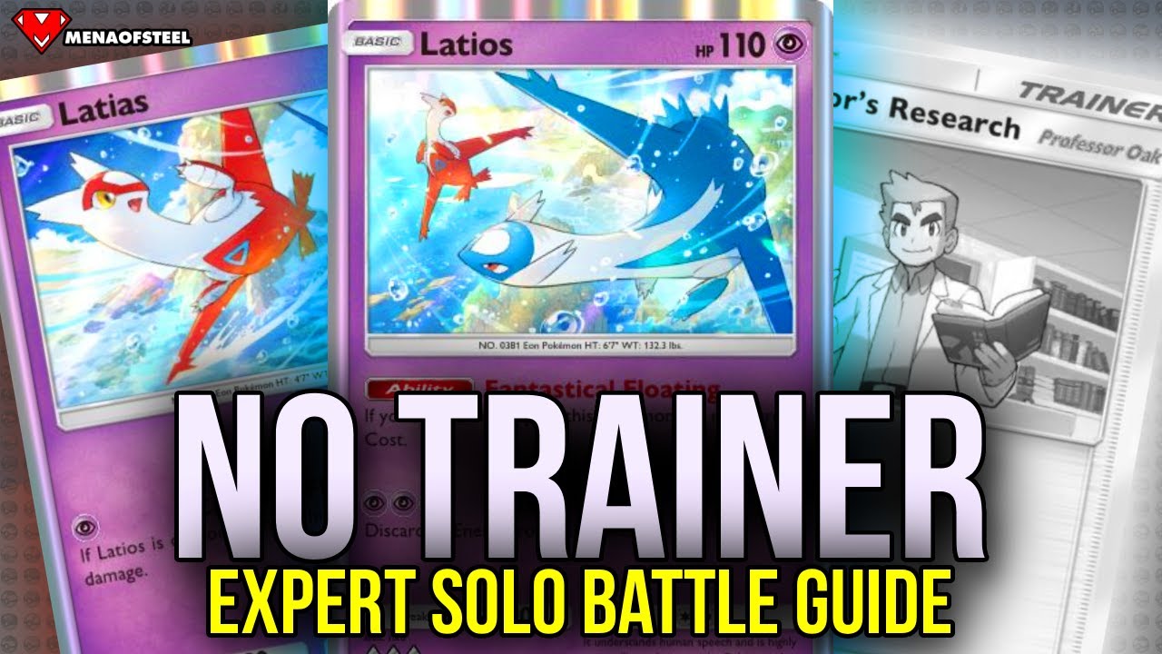 How to Beat Latios & Latias Expert Solo Battle with NO TRAINER CARDS!