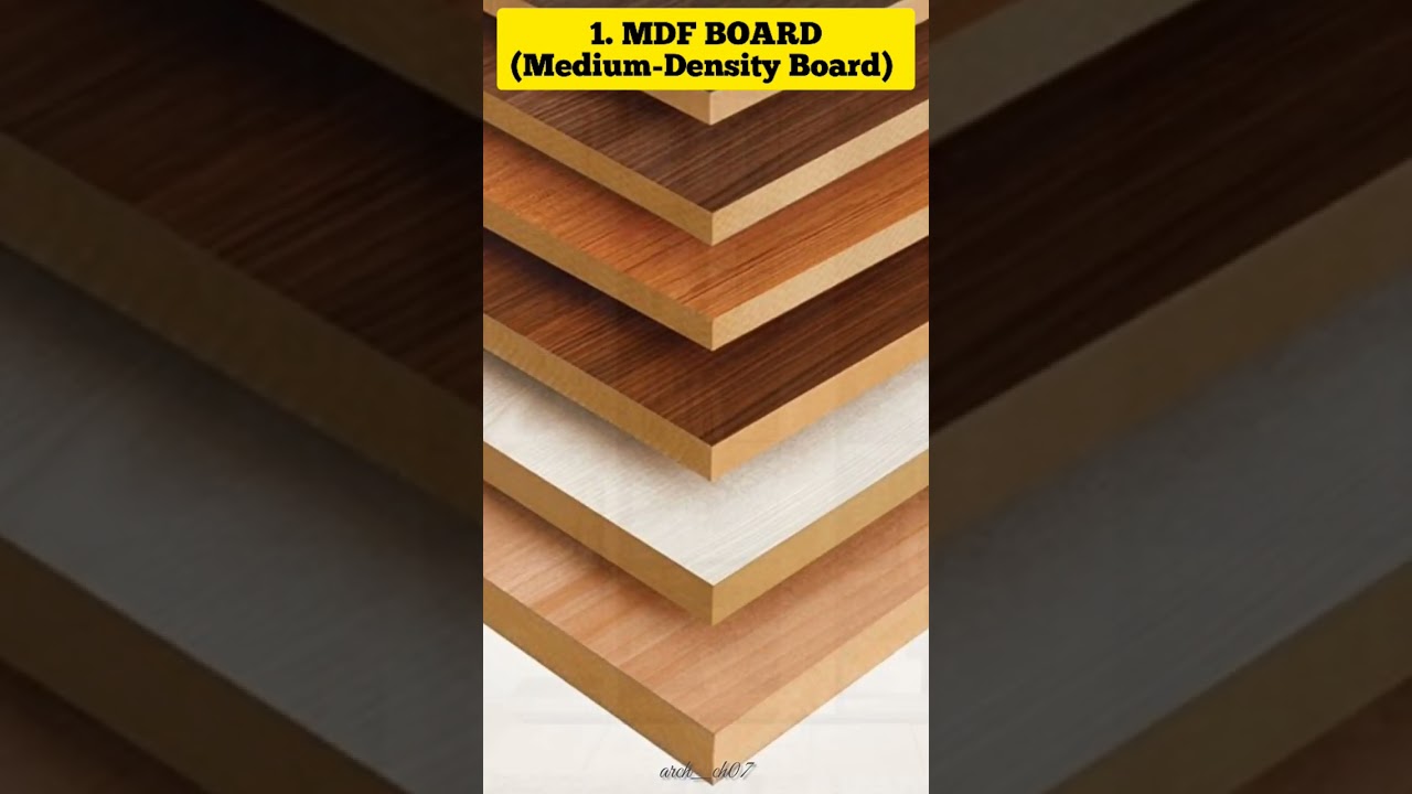 3 BEST ALTERNATIVES OF PLYWOOD #mdf #plywood #shorts #youtubeshorts #architecture #viral
