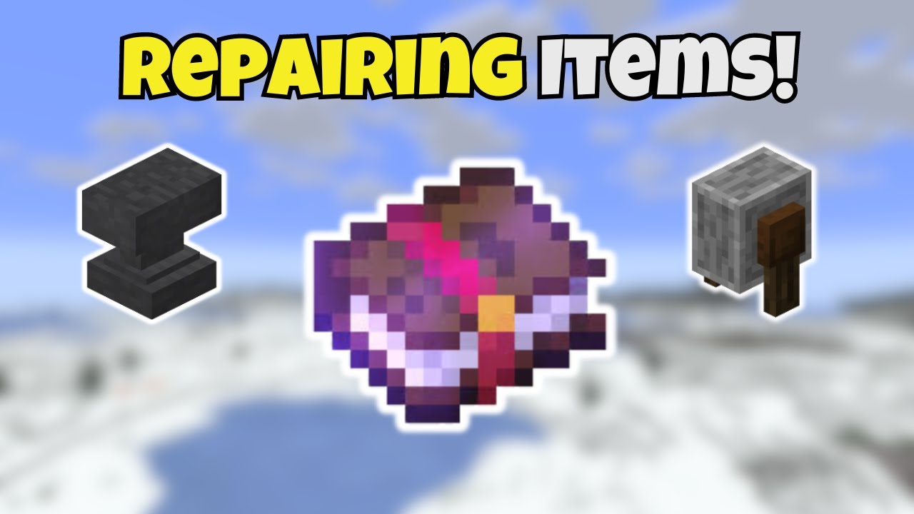 4 Ways to Repair Items in Minecraft