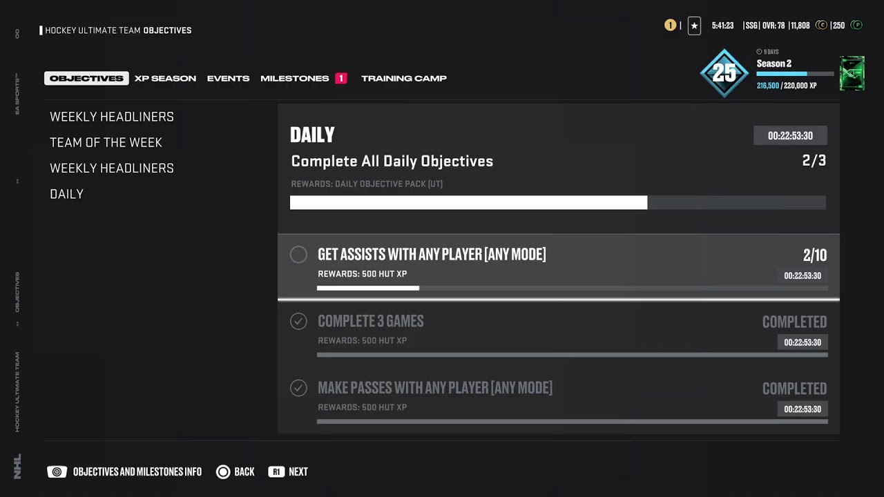 Nhl 26 hut #1.5 starting late!!!