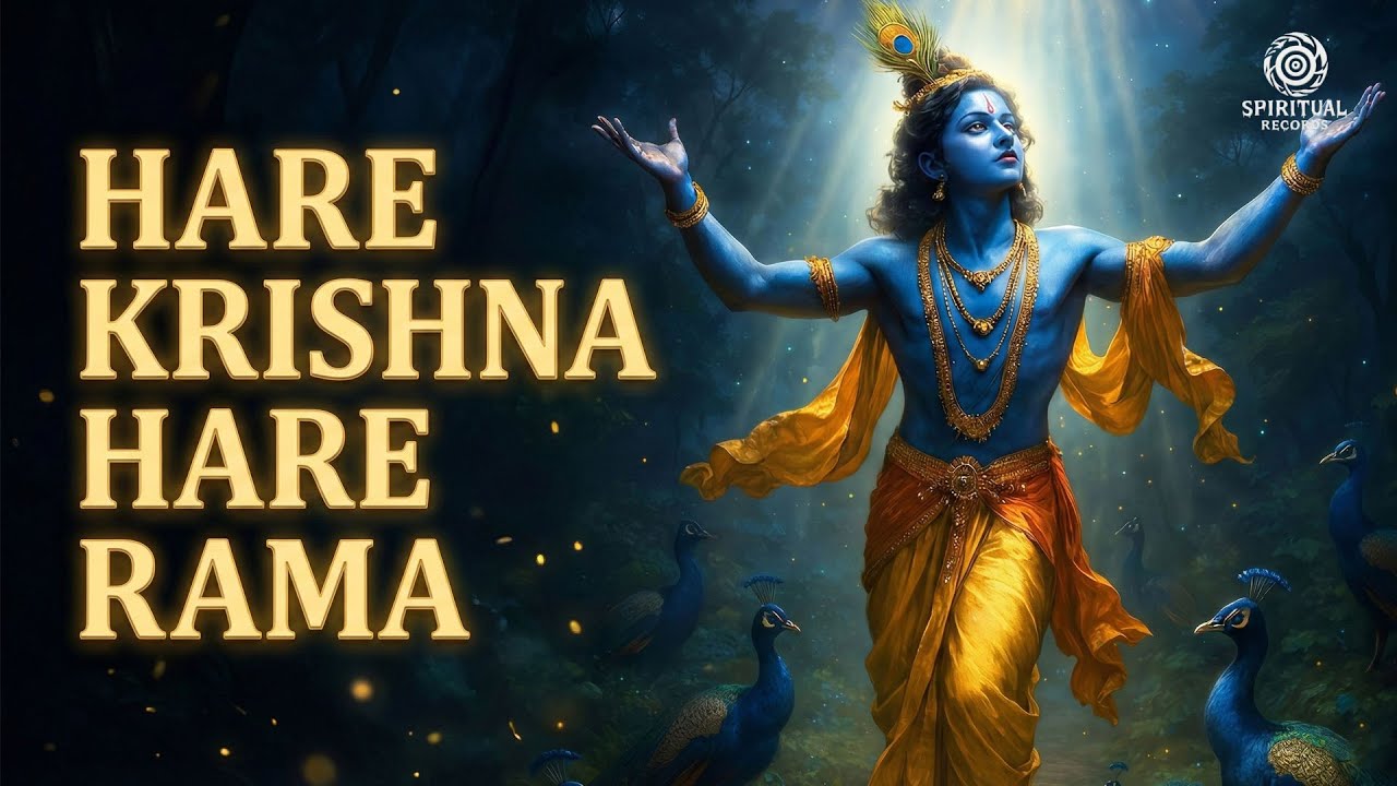 Hare Krishna Hare Rama 🕉️ | Divine Maha Mantra | Popular Devotional Krishna Mantra for Peace