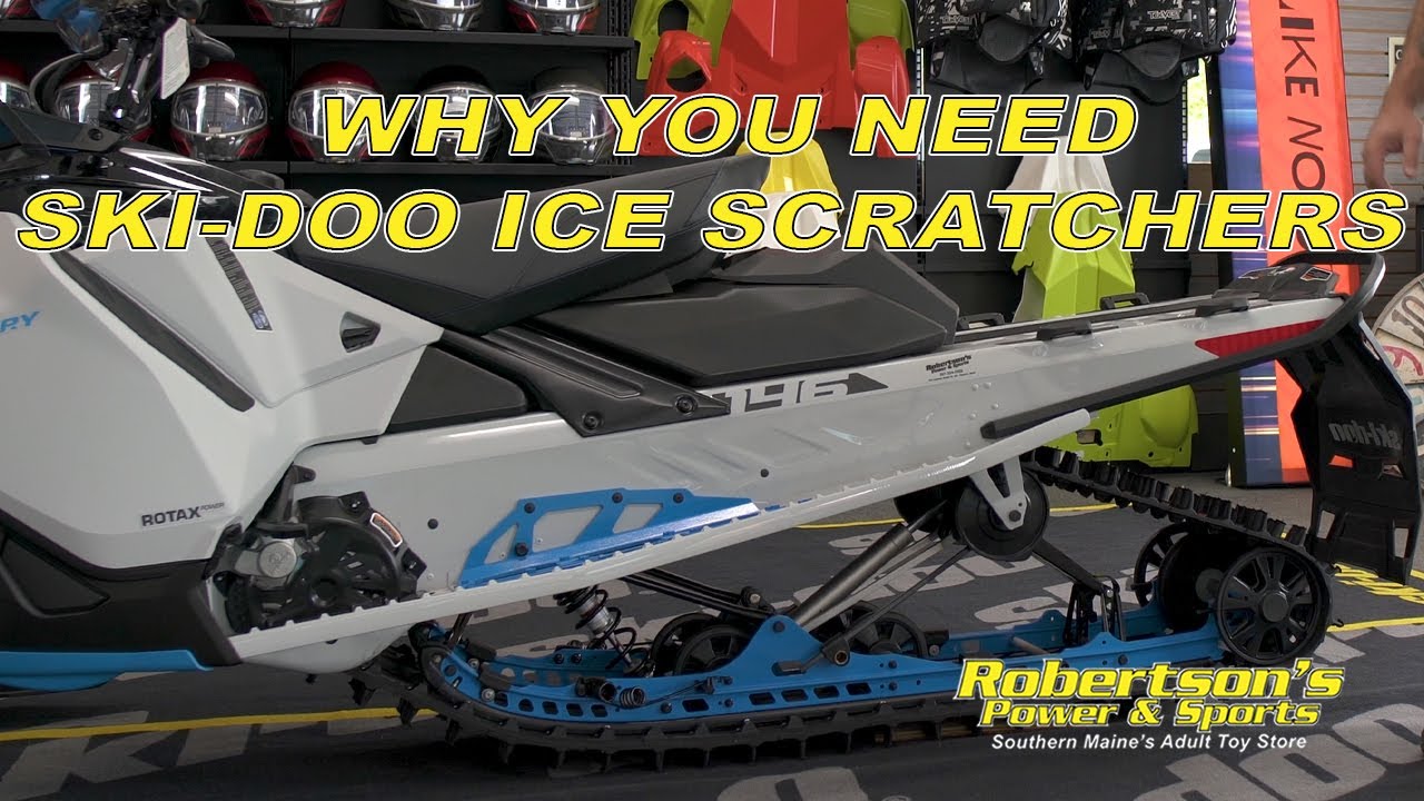 ПОЧЕМУ ВАМ НУЖНЫ СКРЕБКИ ДЛЯ ЛЬДА SKI-DOO!