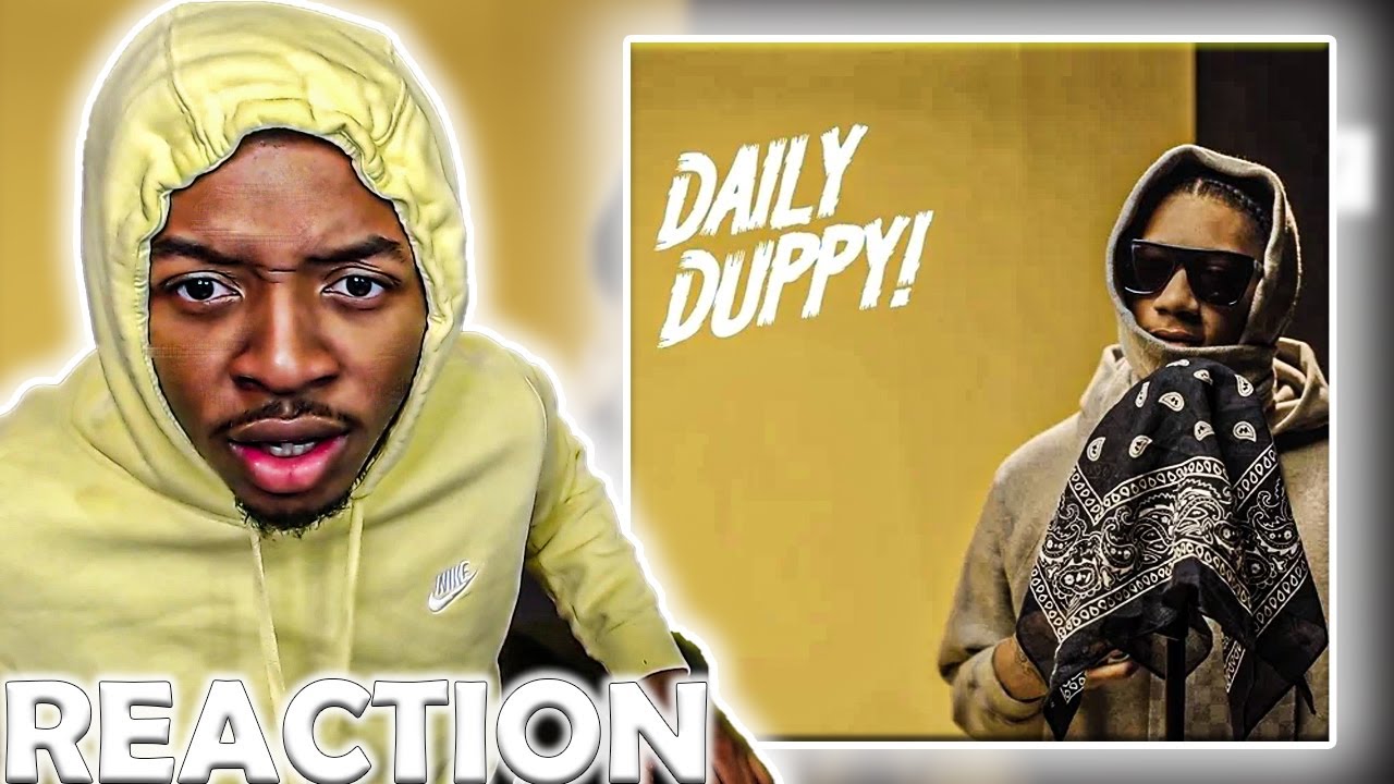 the bars is crazy... U.S CITIZEN REACTS TO Digga D - Daily Duppy | GRM Daily
