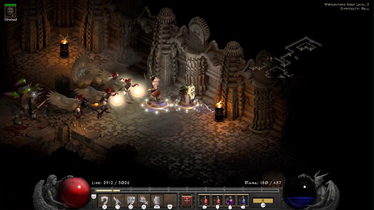 Diablo 2: Resurrected FOH paladin BAAL run Ladder SC