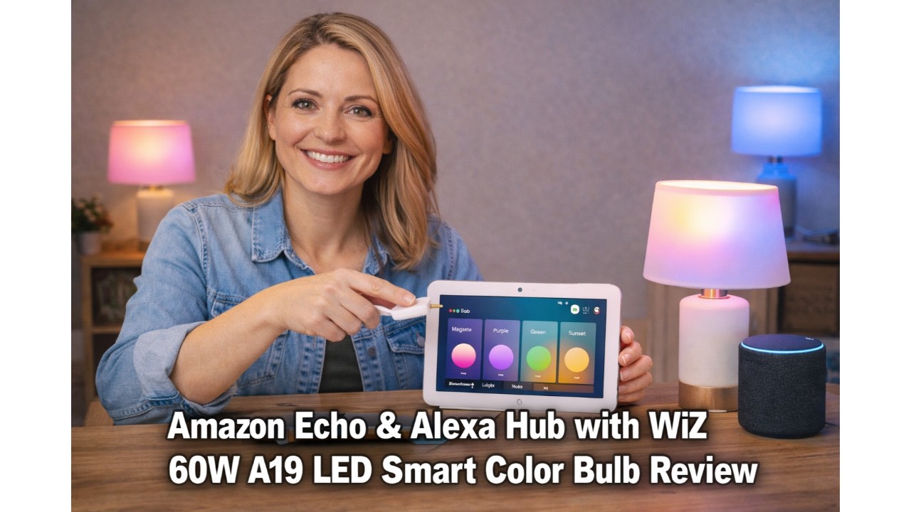💡 Amazon Echo Alexa Hub with WiZ Smart Bulb Review – Is This Smart Setup Worth It 💡