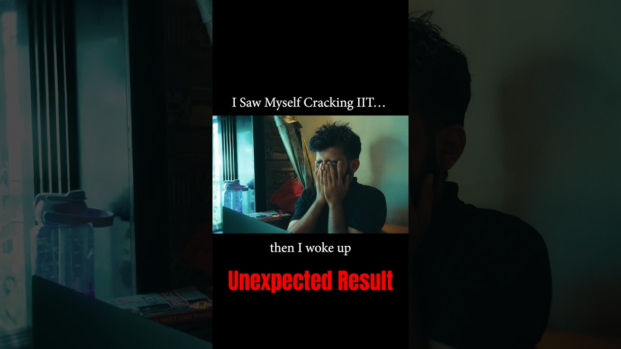 pov: You checked your JEE Advance Results &bull; I cried for days
