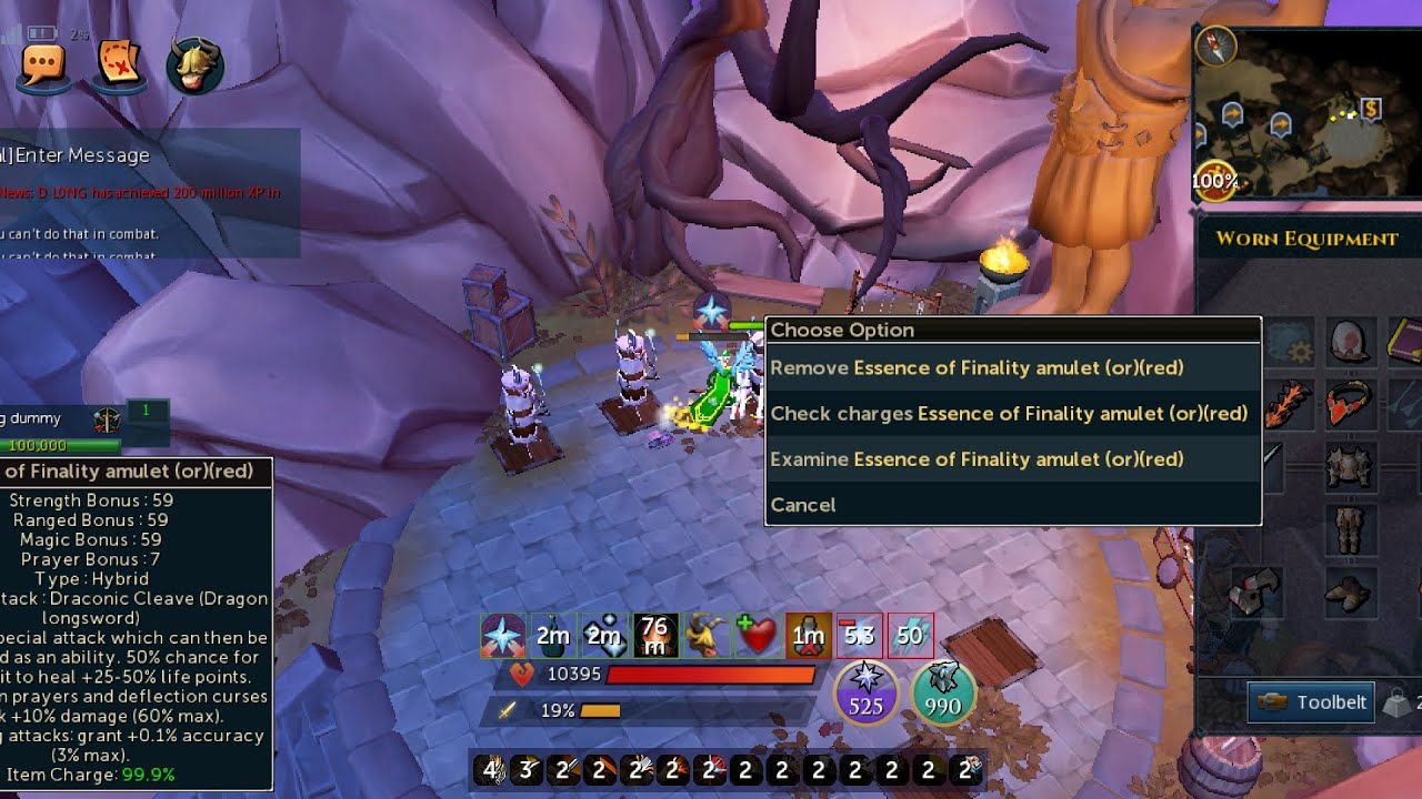 Essence Of Finality Special Attack Damage Of Vesta's Longsword VS. Dragon Longsword - Runescape 3