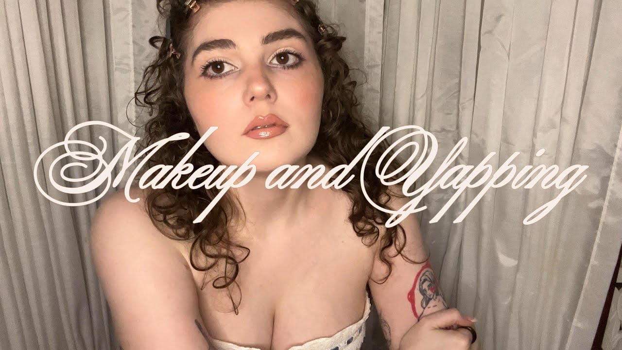 do my makeup with me feat. music and yapping