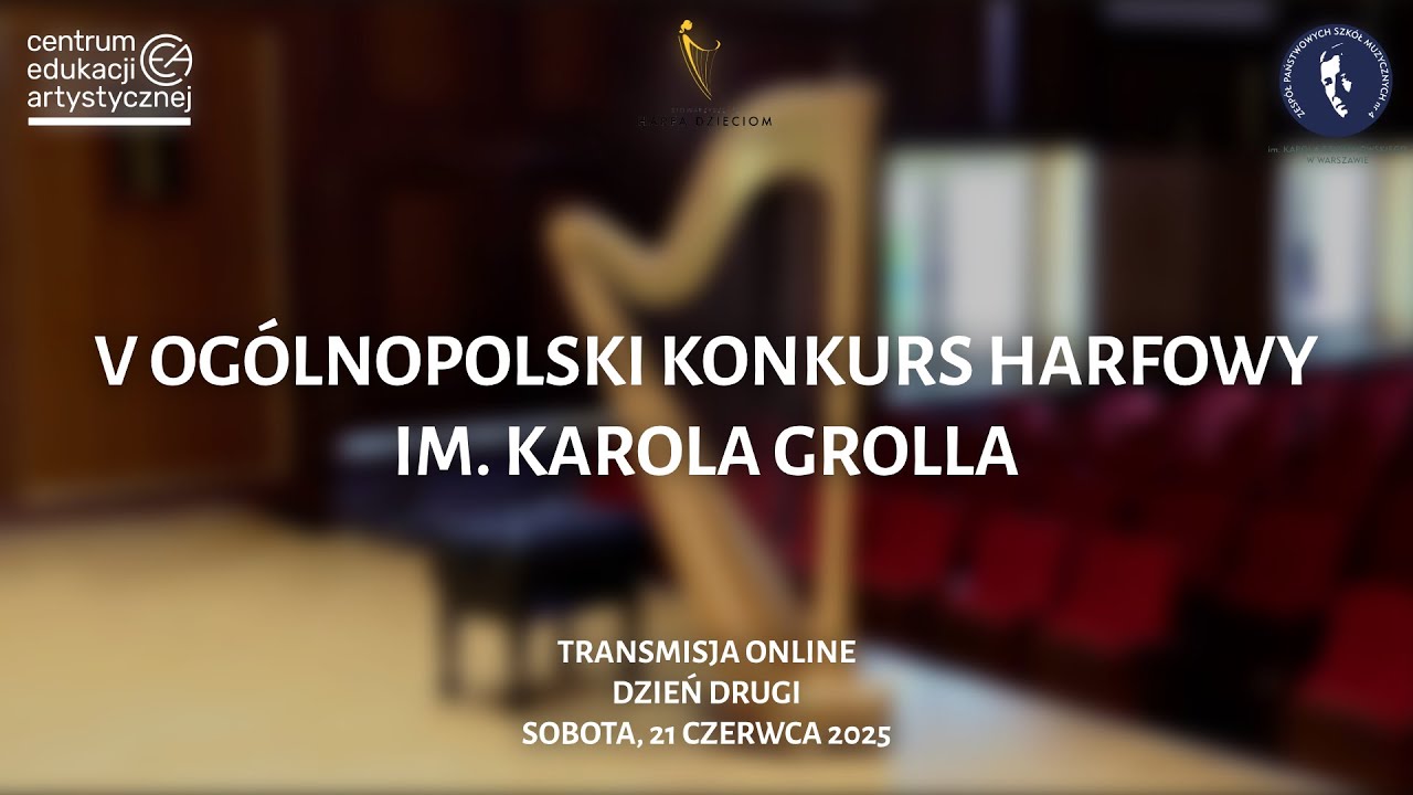 V Ogólnopolski Konkurs Harfowy im. K. Grolla - dzień drugi