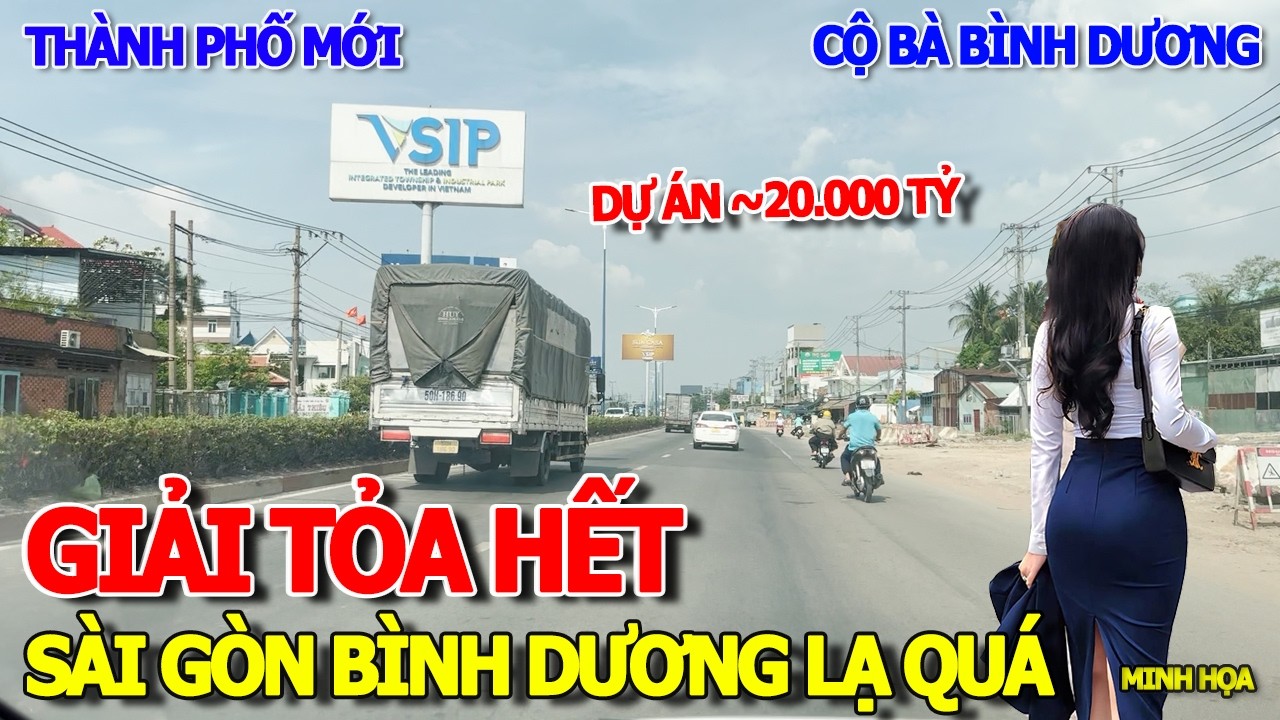 GIẢI TỎA HẾT RỒI - MỞ RỘNG QUỐC LỘ 13 ~20.000 TỶ CỬA NGÕ ĐÔNG BẮC SÀI GÒN THÀNH PHỐ MỚI BÌNH DƯƠNG