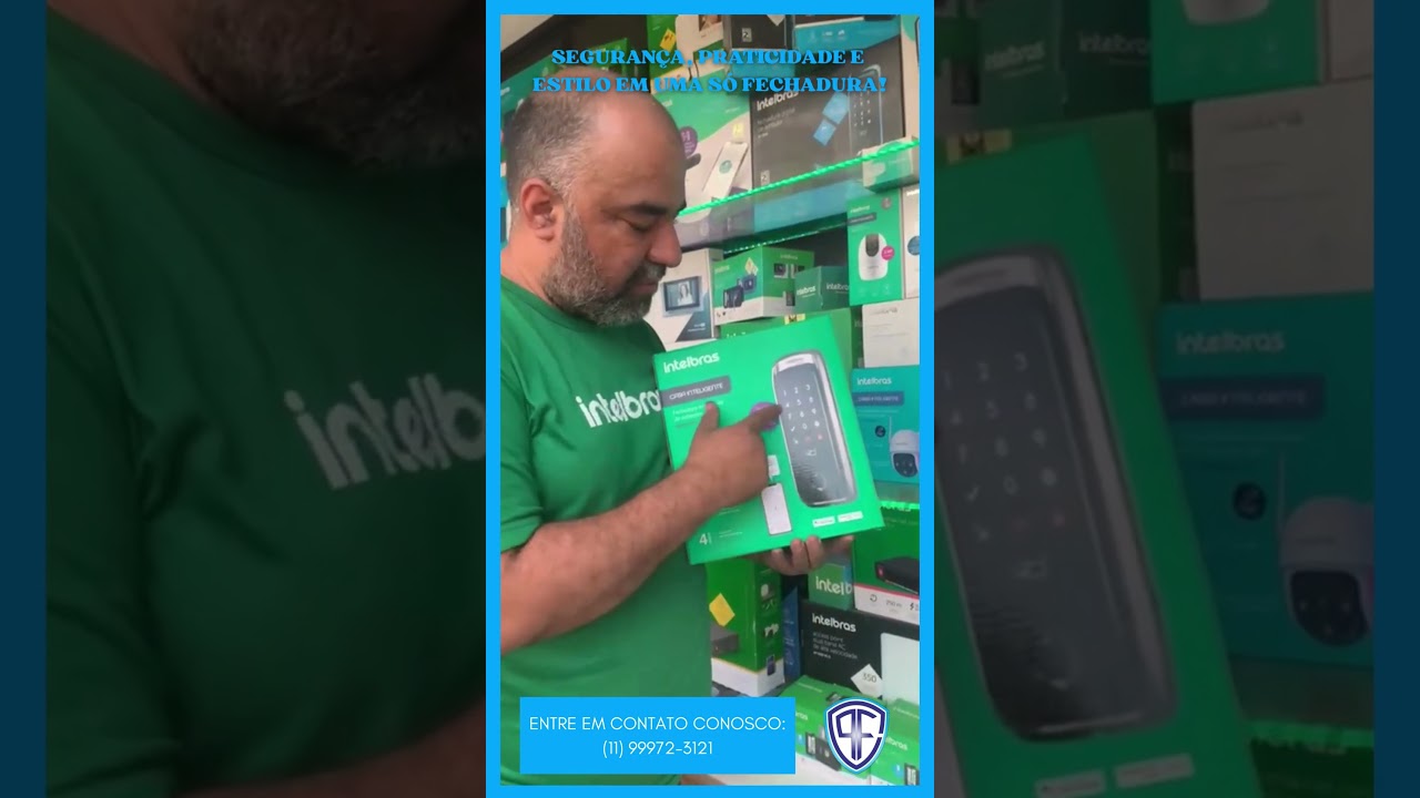 🔒 PFC Servi&ccedil;os + Intelbras: A Fechadura Eletr&ocirc;nica Que Vai Transformar Sua Seguran&ccedil;a!