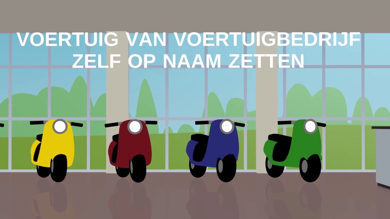 RDW - Voertuig van voertuigbedrijf zelf op naam zetten