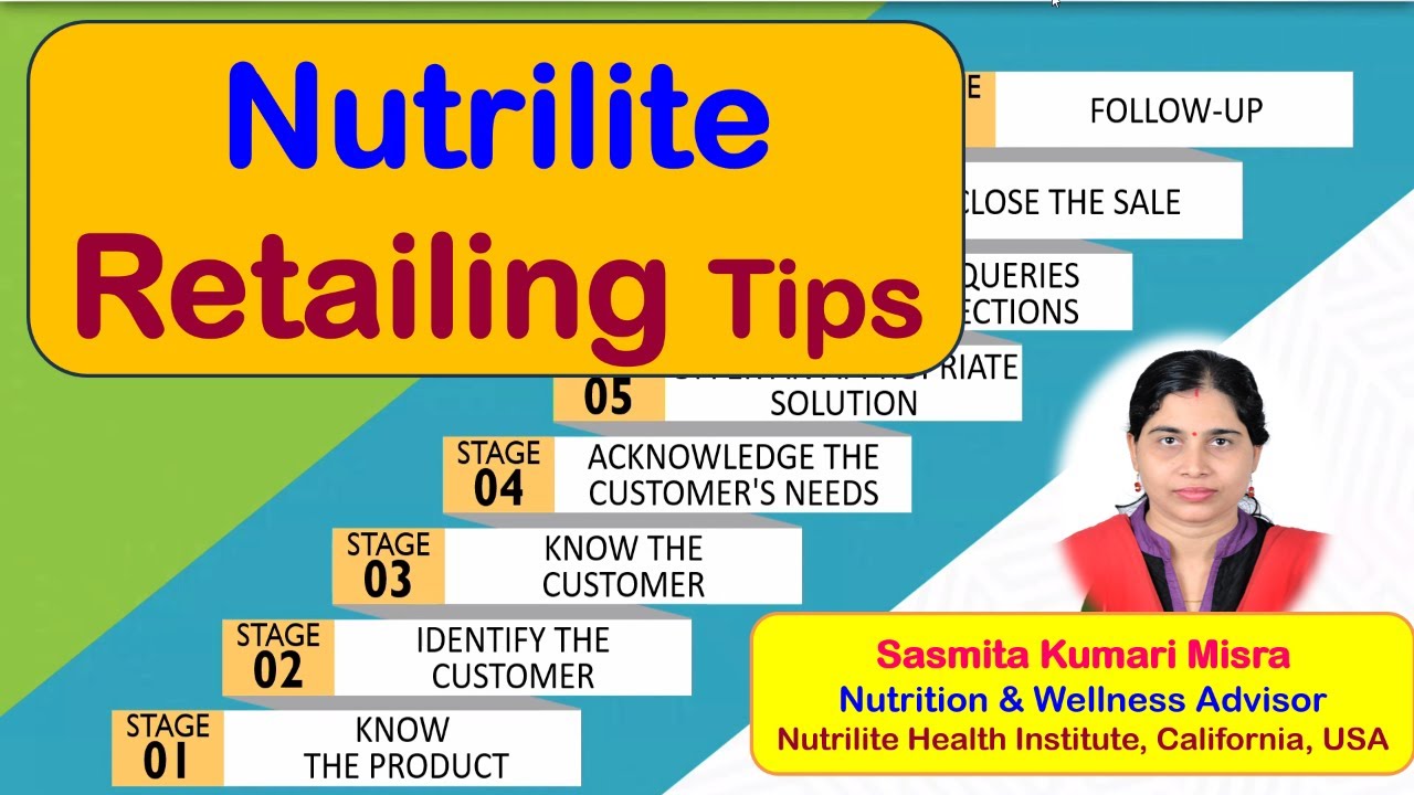 Nutrilite Retailing Tips | Amway Success Hub