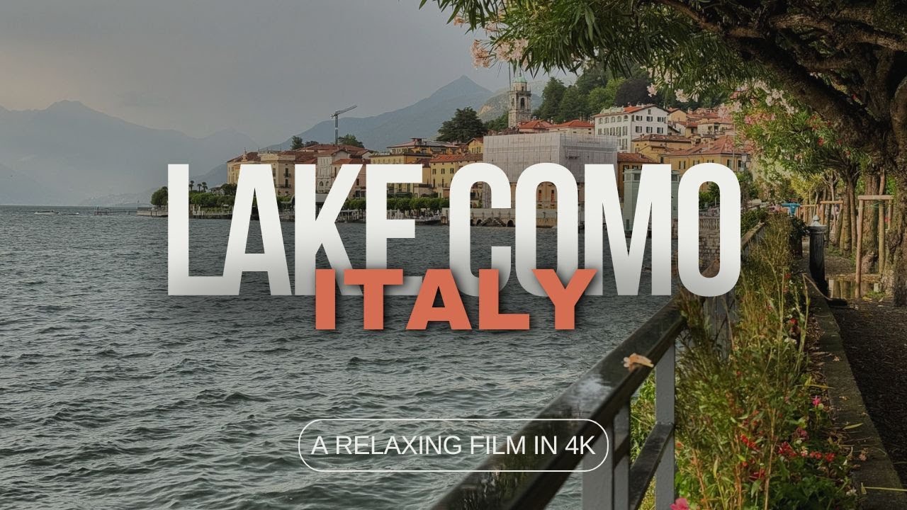 Lake Como, Italy 4K - Relaxation Film With Calming Music