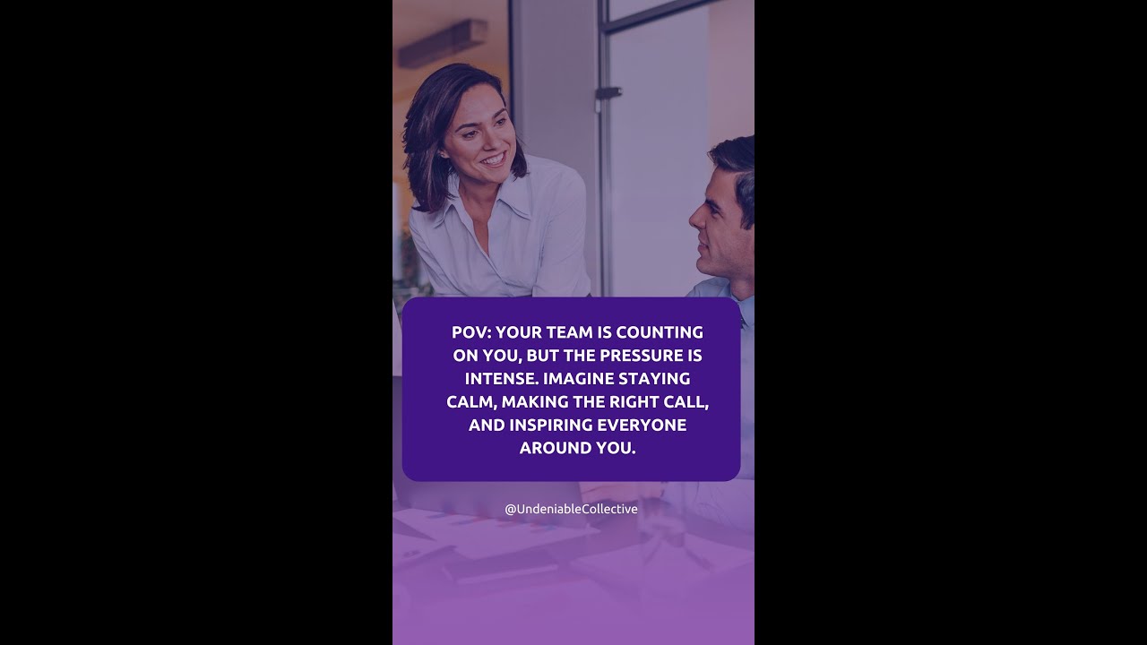 Emotional management is the secret to handling these moments with confidence.