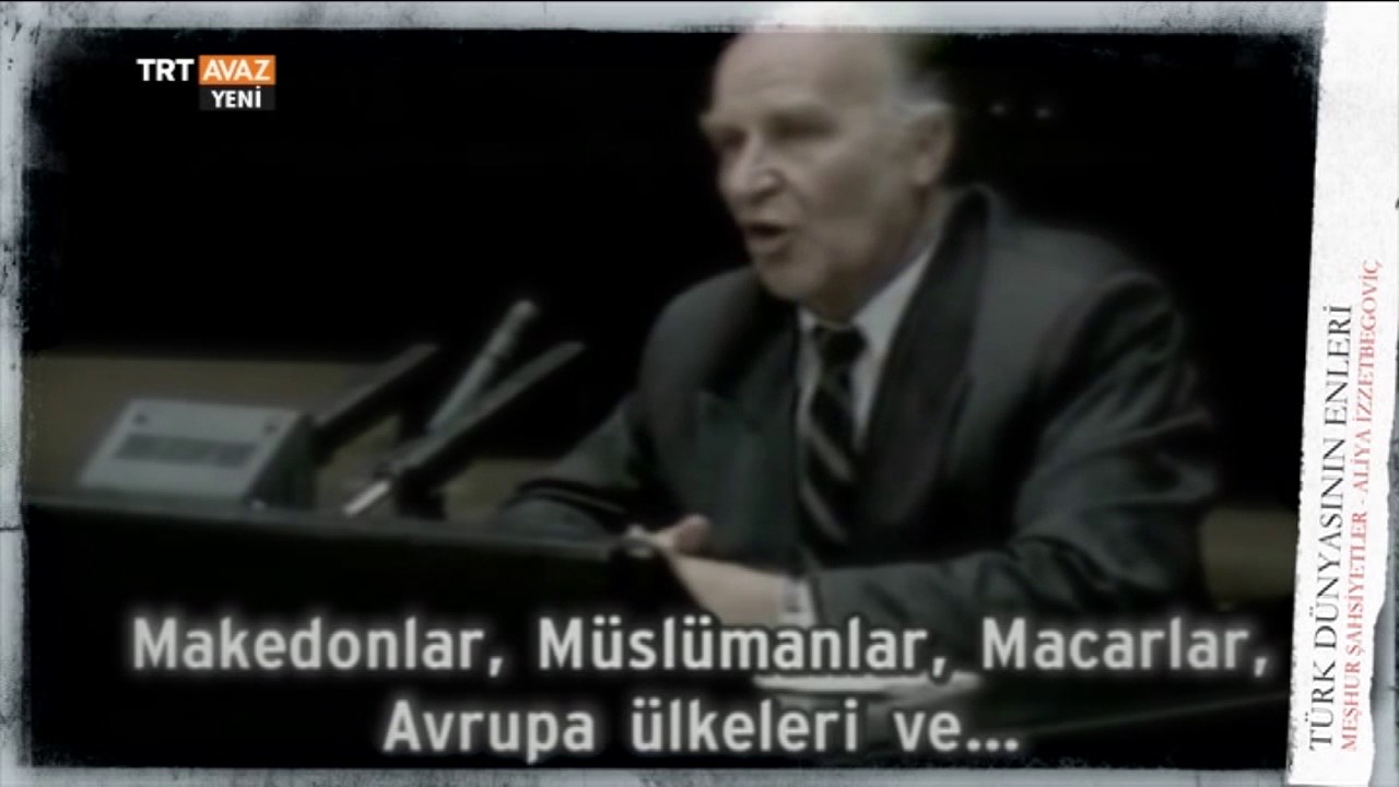 Alija İzetbegović'in Konuşması  - Türk Dünyasının Enleri - TRT Avaz