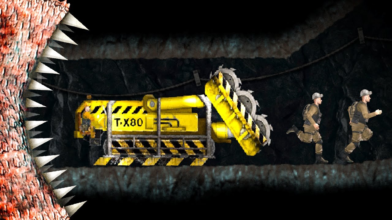 There's A Horrific Alien Secret In This Underwater Cavern -  Physics Based Spelunking In Hidden Deep