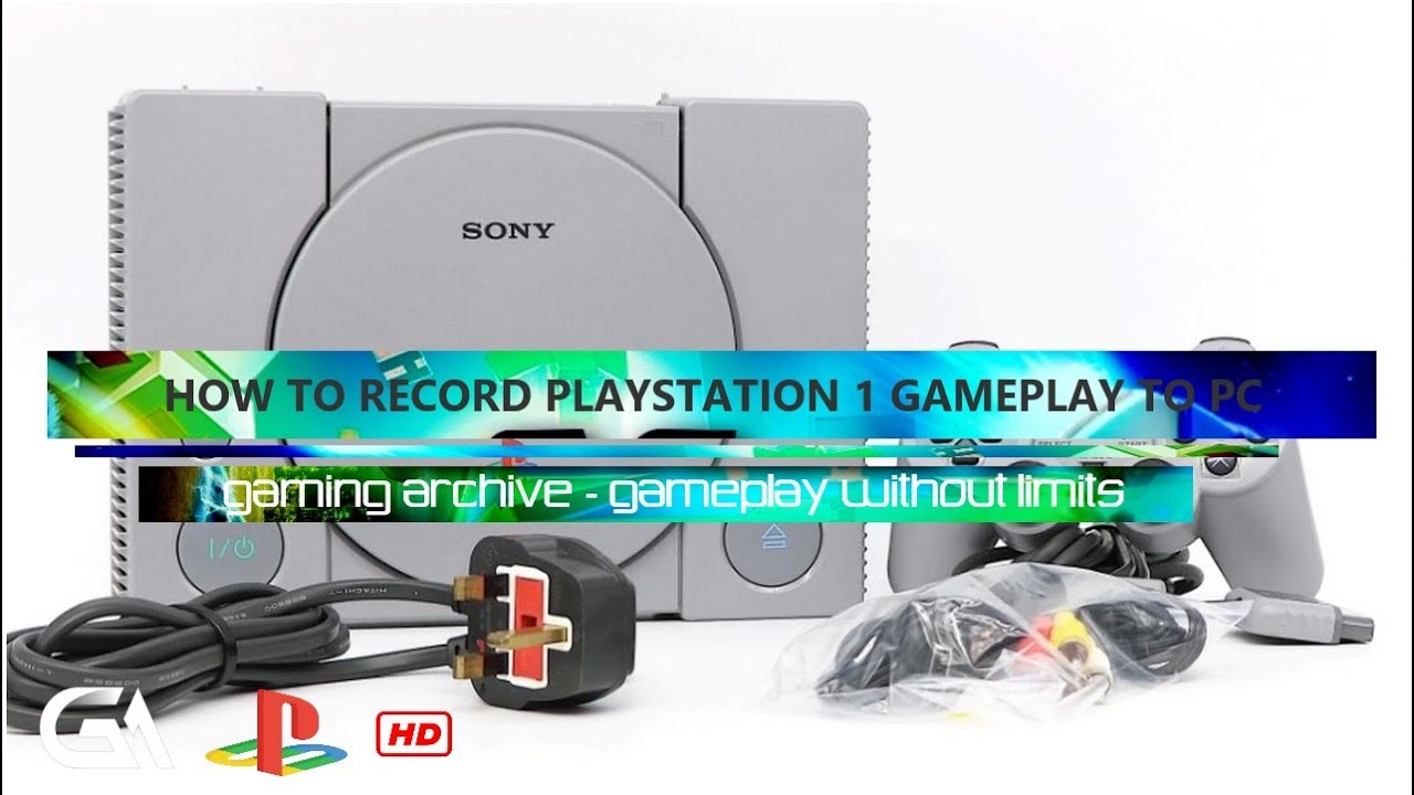 How To Capture PlayStation 1 Gameplay - How To Record Gameplay On PC PS1 Game / Screen Recorder