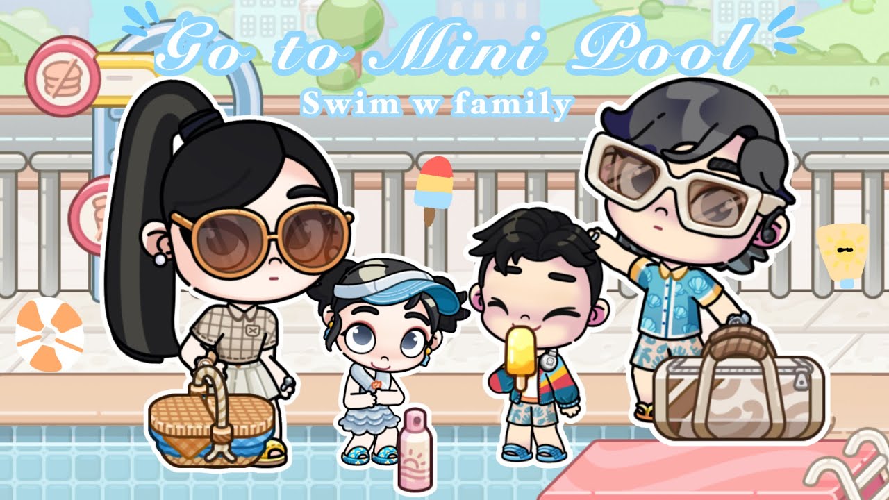Swim Day W Family || Voice🎤*Indonesia*