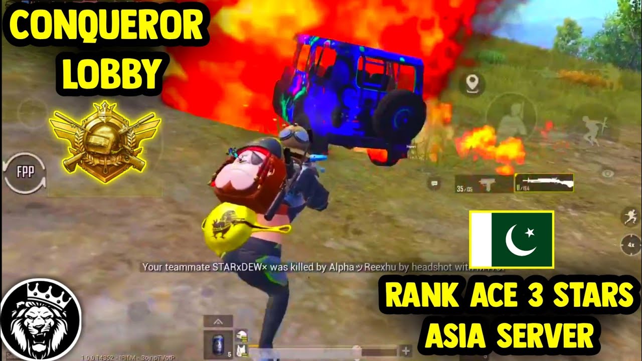 Conqueror Rank Push / Rank Ace 3 stars Asia Server / Star ANONYMOUS