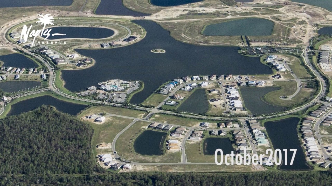 Naples Reserve Aerial View | Time Lapse Oct 2017