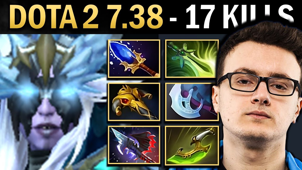 Drow Ranger Gameplay Miracle with 17 Kills and Manta - Dota 7.38