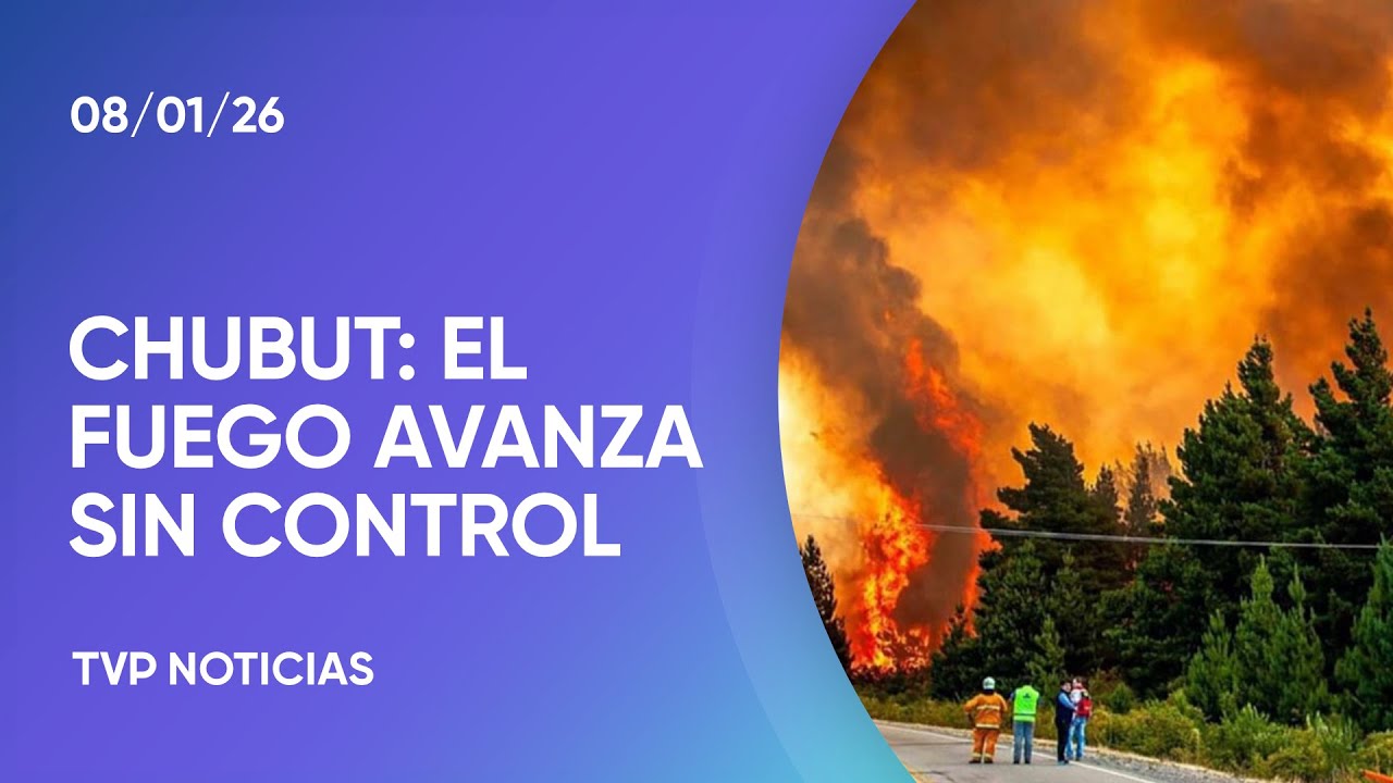 Chubur: el fuego avanza sin control