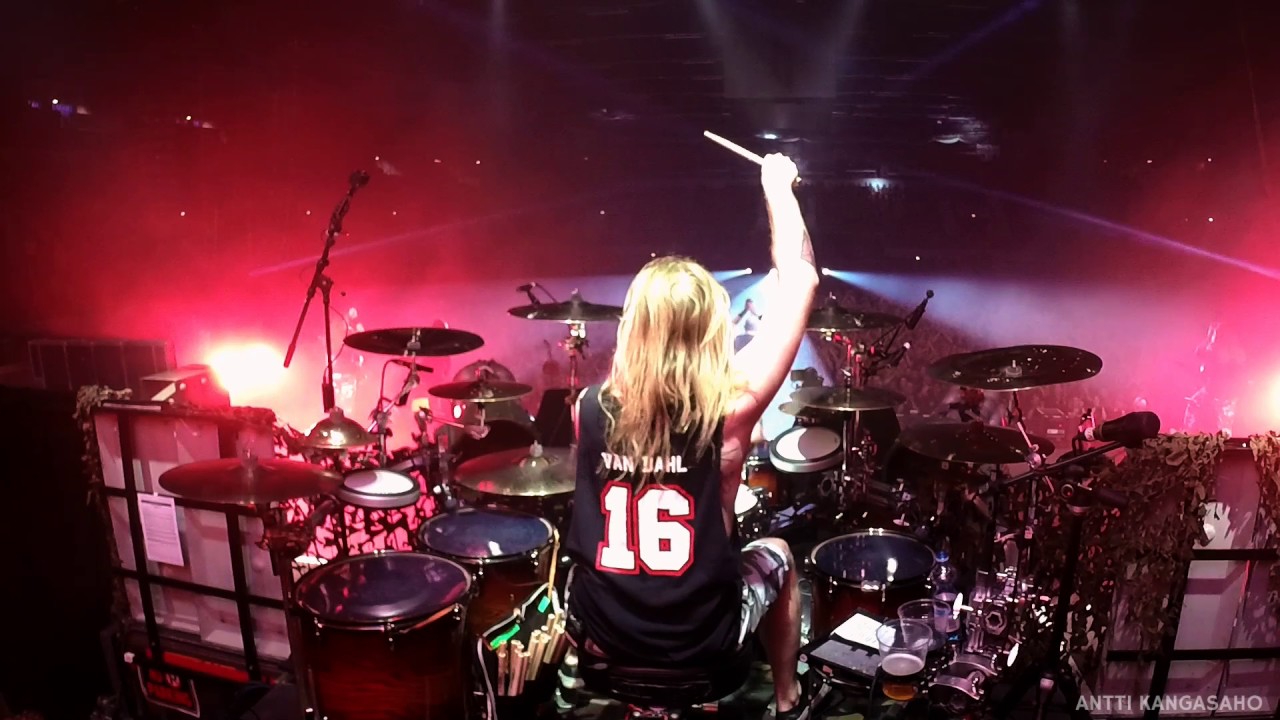 Hannes Van Dahl Sabaton Drumcam ' The Lion from the North' / Helsinki Ice Hall, Finland 24.2.2017
