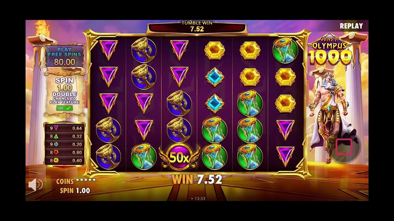 Gate of Olympics ￼1000 on wow Vegas !! He shot a 50x 🤩 on $1 spin