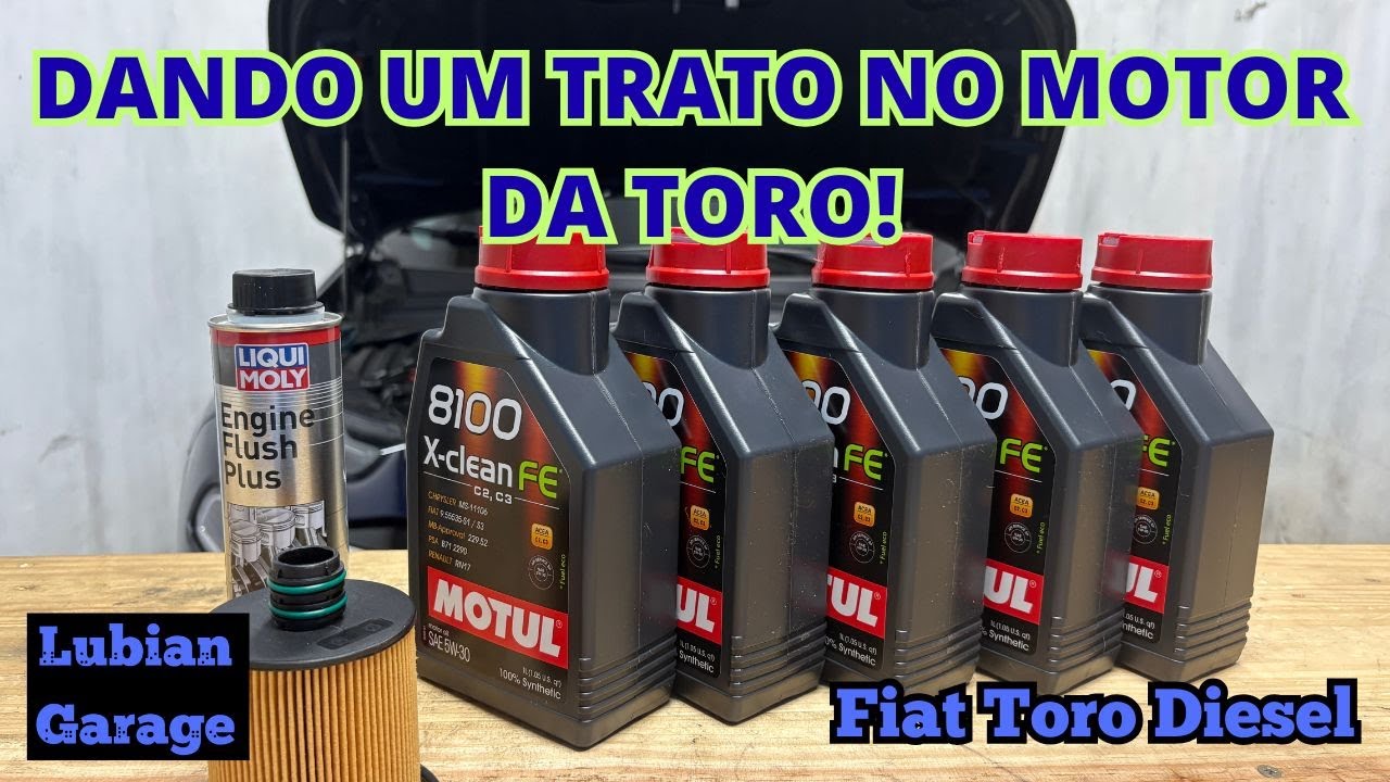 Troca de óleo e filtro da Toro 2.0 multijet