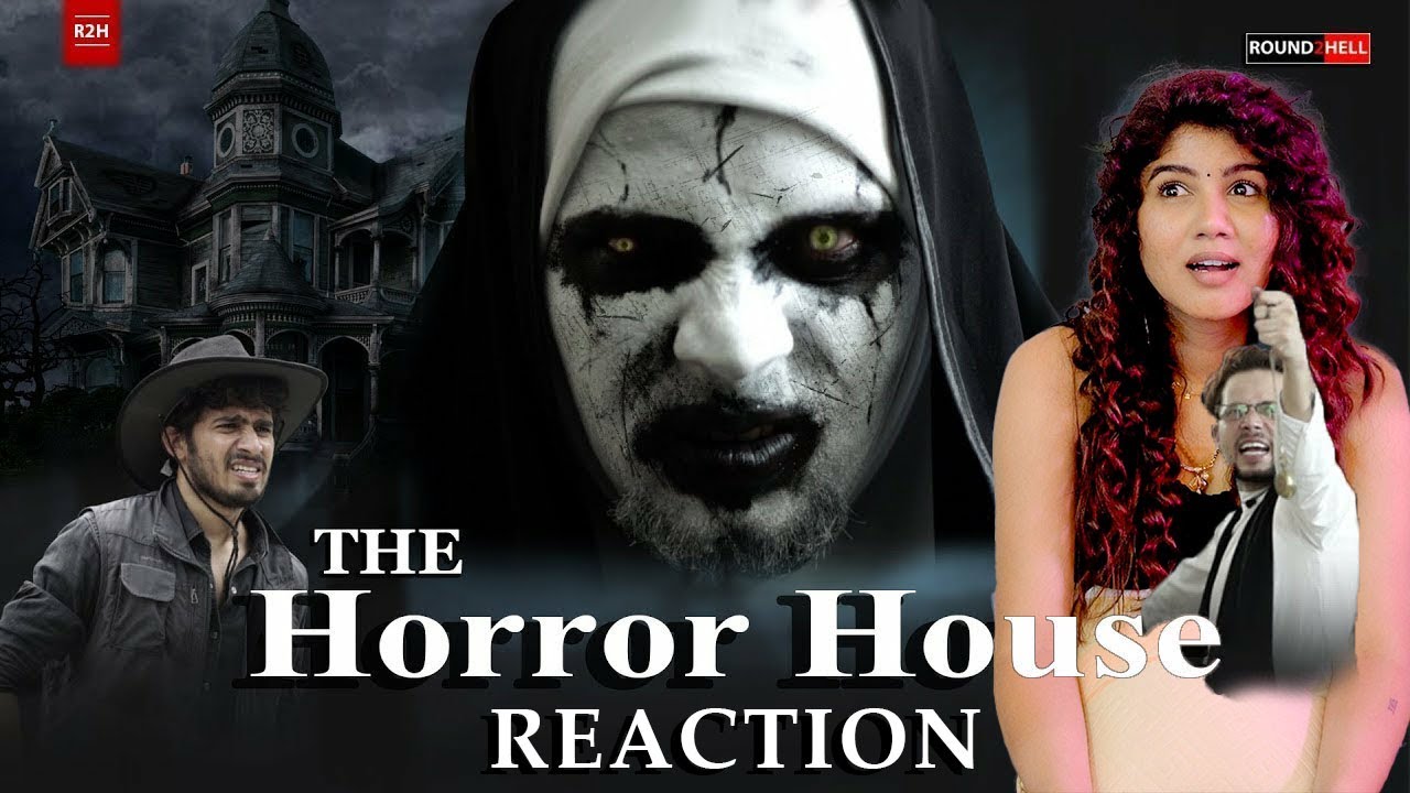 THE HORROR HOUSE | Round2hell | R2H | Reaction | CuteBox | Pooja rathi